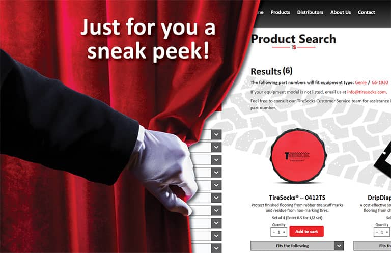 TireSocks Inc. new website sneak peek