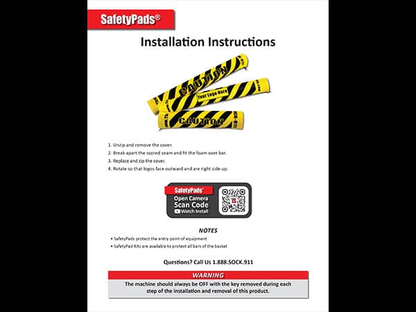 SafetyPads Install Sheet