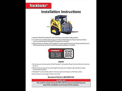 TrackSocks Install Sheet