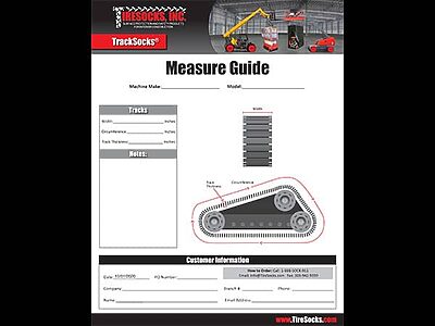 TrackSocks Measure Guide